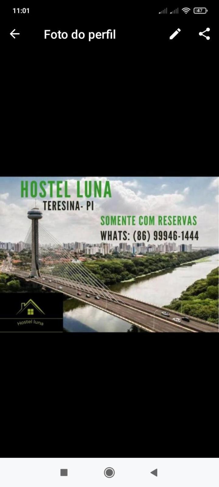 Hostel Luna Teresina Exteriör bild